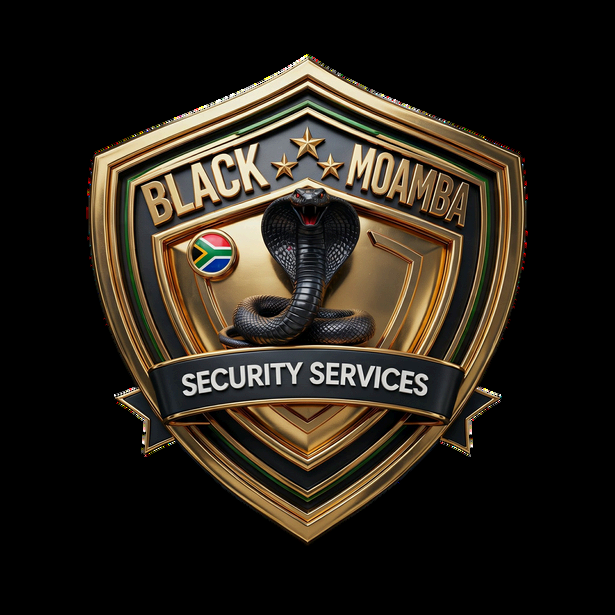 Black Moamba Security Services shield logo