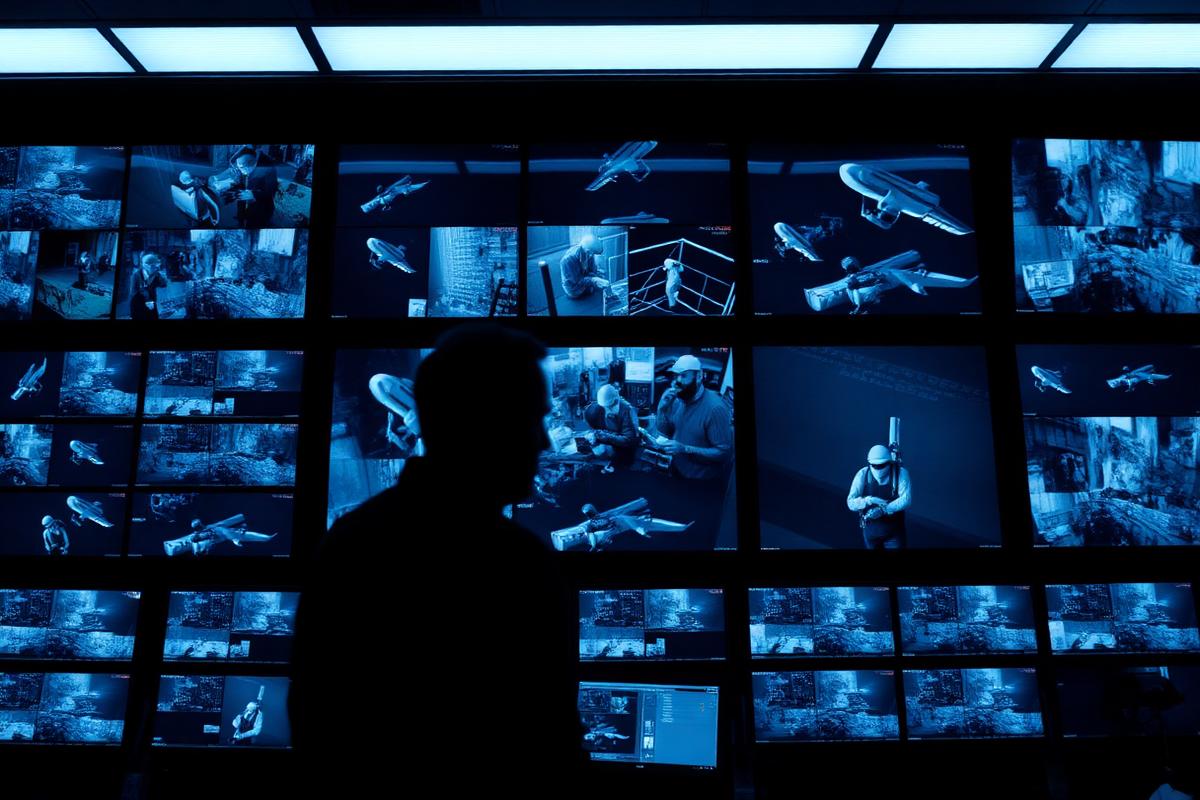 24/7 security control room monitoring CCTV feeds